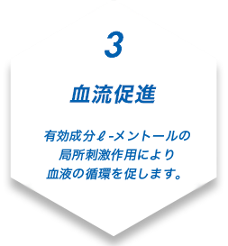 3.炎症を抑え、痛みを鎮める