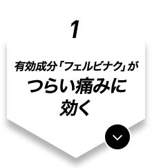 1.シップと同じ有効成分がキツイ痛みに！