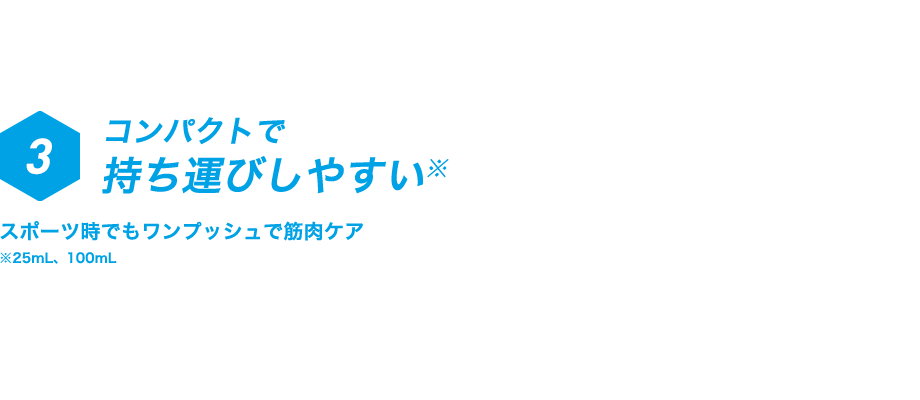 コンパクトで持ち運びやすい